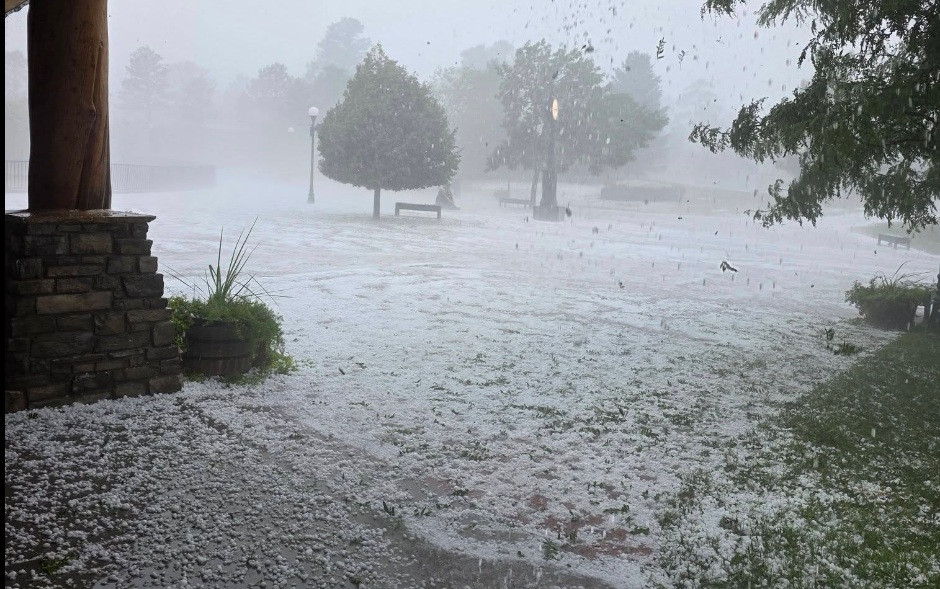 Large hail, damaging winds hit western South Dakota Tuesday