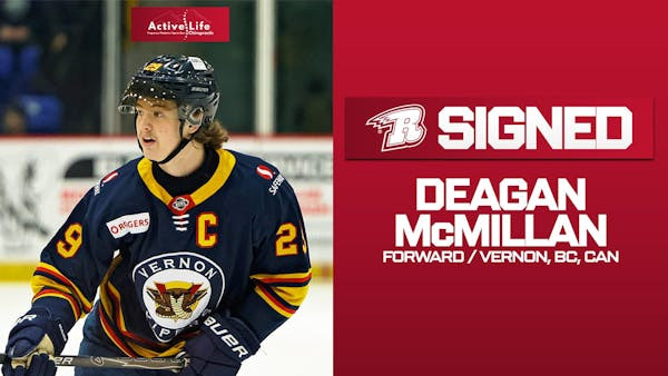 RUSH ADD TOUGHNESS, SIGN DEAGAN MCMILLAN