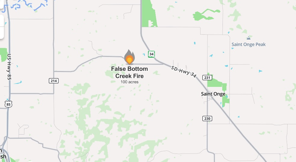Fire crews respond to False Bottom Creek Fire outside St Onge