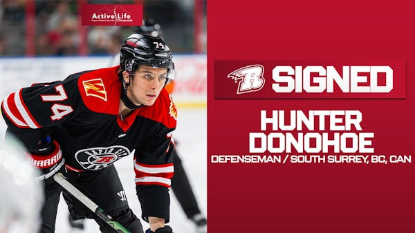 HUNTER DONOHOE RETURNS TO RUSH FOR FIRST FULL SEASON