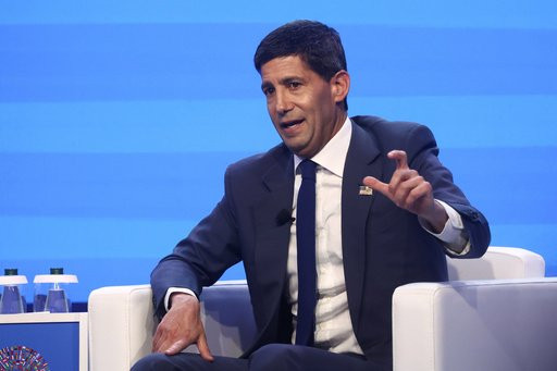 U.S. Federal Reserve Chairman Kevin Warsh speaks during the annual meetings of the International Monetary Fund and the World Bank Group in Bangkok, Thailand, Friday, Oct. 16, 2026. (AP Photo/Dhitaraht Dhanarahtsombat)
