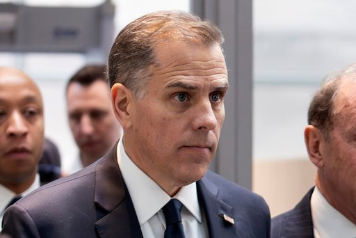 FILE - Hunter Biden arrives for a closed-door deposition on Capitol Hill in Washington, Feb. 28, 2024. AP Photo/J. Scott Applewhite, File)