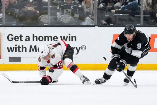 Ottawa's Hayden Hodgson ejected after boarding hit on Kings' Brandt Clarke