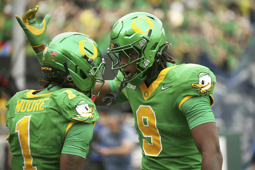 No. 6 Oregon routs Oklahoma State 69-3 for Cowboys’ biggest loss under Gundy