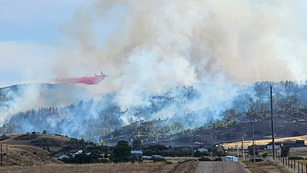Crews Build Containment Lines on 444-Acre Lookout Fire Near Spearfish