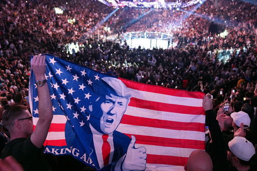UFC brings cage-match bout to the White House, home of a president who favors cage-match politics