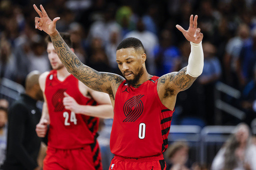 Injured Damian Lillard is grateful to be ‘back home’ with the Trail Blazers