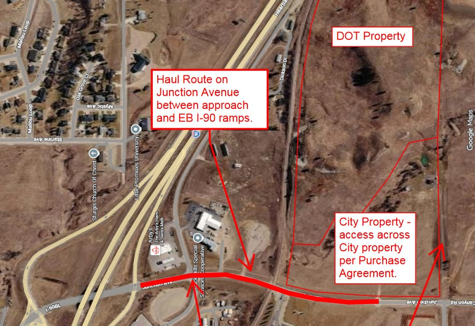 Sturgis Council approves D.O.T. haul road on Southside Addition