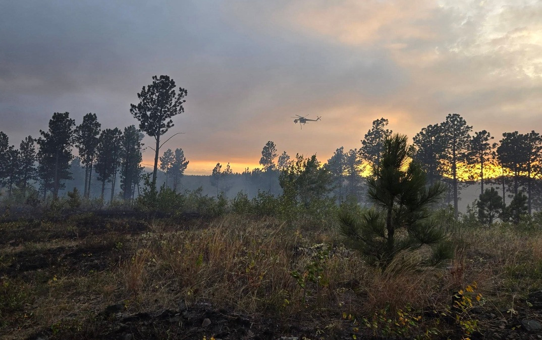 Weekend wildfires reported in Pennington, Harding County