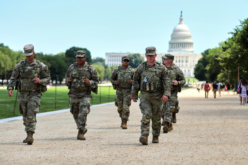 National Guard troops on DC streets for Trump’s crackdown will start carrying guns