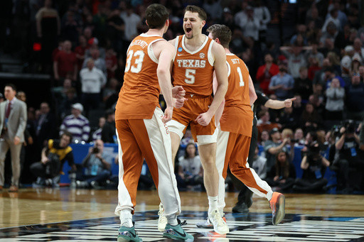 Texas goes from First Four to Sweet 16, beating Gonzaga 74-68 in March Madness