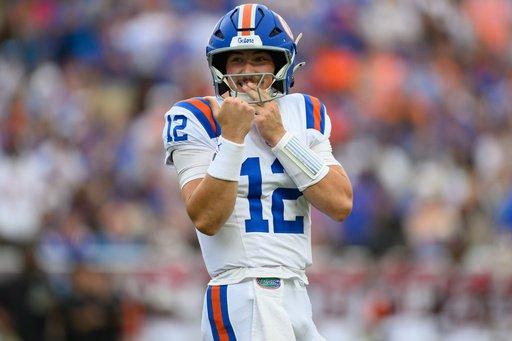 No. 17 Florida lists QBs Aaron Philo and Tramell Jones as questionable for No. 3 Georgia