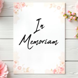 In Memoriam