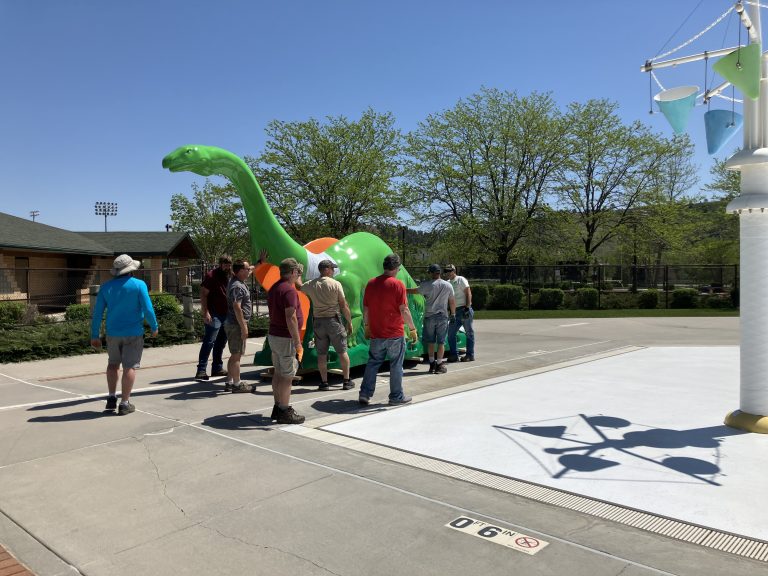 dinosaur pool