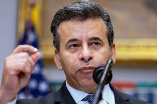 Food and Drug Administration commissioner Martin Markary speaks during an event in the Roosevelt Room at the White House, Monday, May 12, 2025, in Washington. (AP Photo/Mark Schiefelbein)
