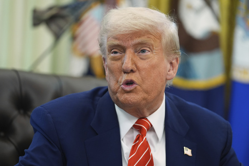 President Donald Trump speaks during a news conference with Elon Musk in the Oval Office of the White House, Friday, May 30, 2025, in Washington. (AP Photo/Evan Vucci)