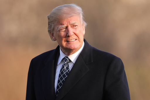 FILE - President Donald Trump walks across the South Lawn of the White House in Washington, March 25, 2018. (AP Photo/Pablo Martinez Monsivais, File)