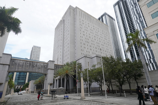 FILE - The Federal Detention Center stands on Sept. 15, 2022, in Miami. (AP Photo/Wilfredo Lee, File)