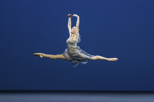 FILE - American Ballet Theatre dancer Gillian Murphy performs "Other Dances" by Jerome Robbins during the BAAND Together Dance Festival on July 25, 2023, in New York. (AP Photo/Mary Altaffer, File)