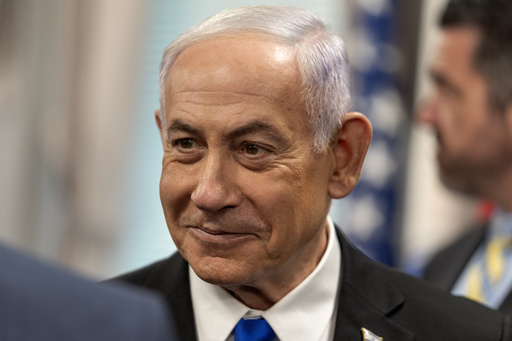 Israeli Prime Minister Benjamin Netanyahu arrives for a meeting with Defense Secretary Pete Hegseth at the Pentagon, Wednesday, July 9, 2025, in Washington. (AP Photo/Mark Schiefelbein)