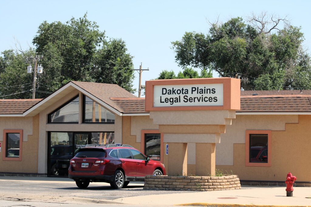 The Dakota Plains Legal Services office in Rapid City, pictured on Aug. 14, 2025. (Seth Tupper/South Dakota Searchlight)