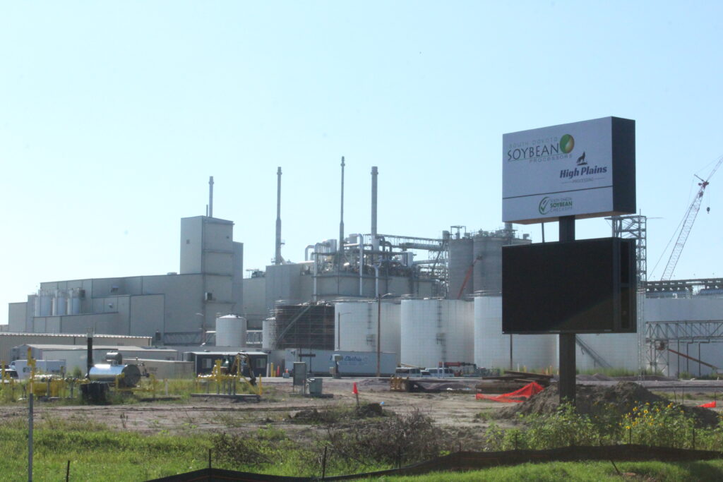 The High Plains Processing plant is expected to open in mid-October south of Mitchell. (Photo courtesy of Janelle Atyeo)