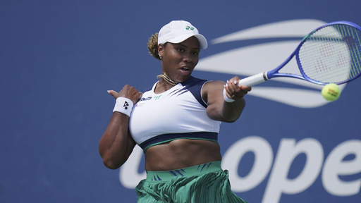 FILE - Taylor Townsend, of the United States, during the first round of the U.S. Open tennis tournament, Aug. 25, 2025, in New York. (AP Photo/Vera Nieuwenhuis, File)