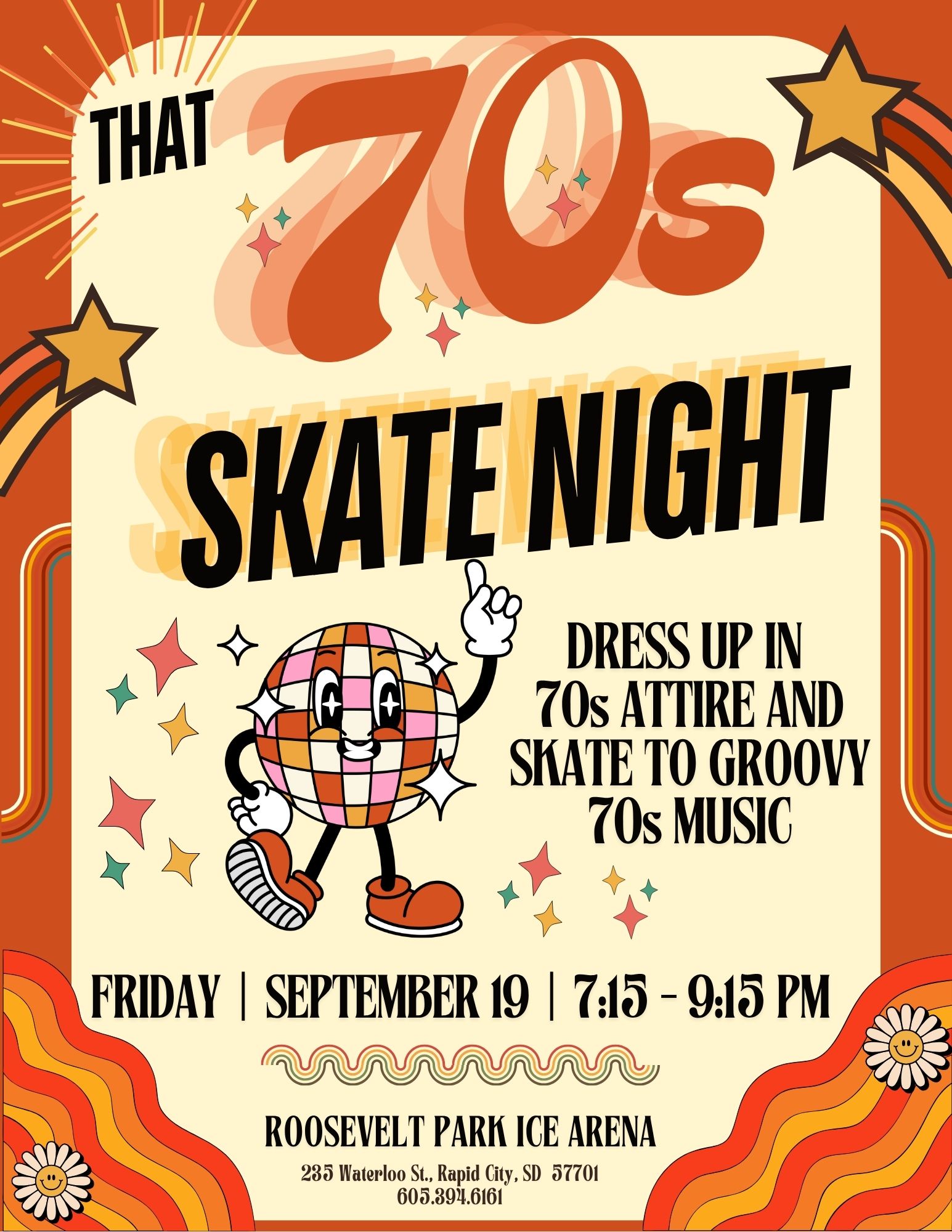 70s skate night