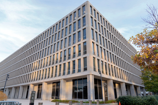 FILE - The U.S. Department of Education building is seen in Washington, on Nov. 18, 2024. (AP Photo/Jose Luis Magana, File)