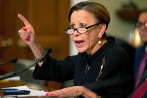 FILE - Rep. Nydia Velazquez, D-N.Y. speaks on Capitol Hill on Jan 12, 2016, in Washington. (AP Photo/Jacquelyn Martin, File)