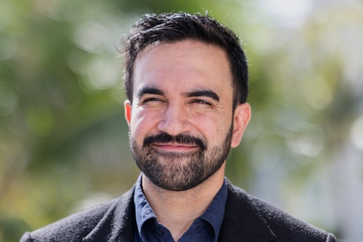 New York City Mayor-elect Zohran Mamdani departs El Hotel Caribe Hilton after attending the SOMOS Puerto Rico conference in San Juan, Puerto Rico, Saturday, Nov. 8, 2025. (AP Photo/Alejandro Granadillo)