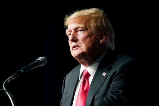 FILE - President Donald Trump speaks during an event, July 8, 2022, in Las Vegas. (AP Photo/John Locher, File)